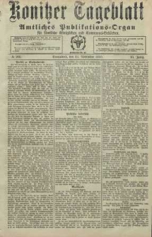Konitzer Tageblatt.Amtliches Publikations=Organ, nr266