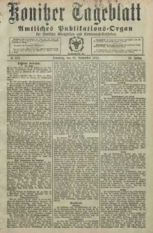 Konitzer Tageblatt.Amtliches Publikations=Organ, nr273