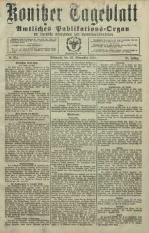 Konitzer Tageblatt.Amtliches Publikations=Organ, nr274