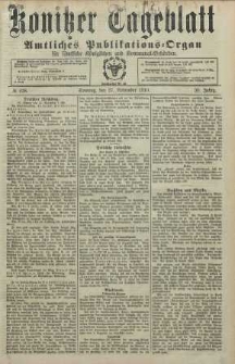 Konitzer Tageblatt.Amtliches Publikations=Organ, nr278