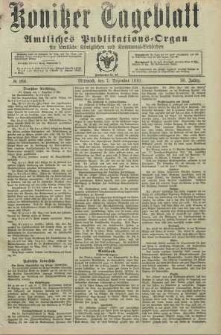 Konitzer Tageblatt.Amtliches Publikations=Organ, nr286