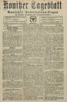 Konitzer Tageblatt.Amtliches Publikations=Organ, nr290