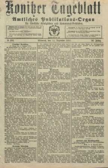 Konitzer Tageblatt.Amtliches Publikations=Organ, nr292