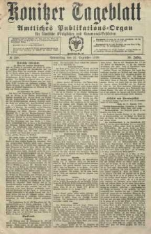 Konitzer Tageblatt.Amtliches Publikations=Organ, nr299