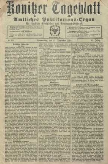 Konitzer Tageblatt.Amtliches Publikations=Organ, nr304