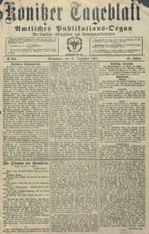 Konitzer Tageblatt.Amtliches Publikations=Organ, nr306