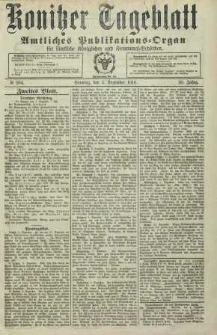 Konitzer Tageblatt.Amtliches Publikations=Organ, nr284a