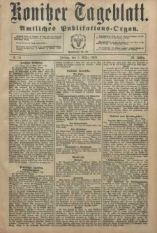 Konitzer Tageblatt.Amtliches Publikations=Organ, nr54