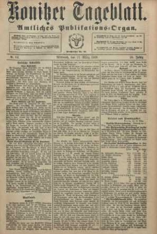 Konitzer Tageblatt.Amtliches Publikations=Organ, nr64