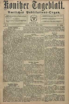 Konitzer Tageblatt.Amtliches Publikations=Organ, nr66