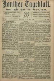 Konitzer Tageblatt.Amtliches Publikations=Organ, nr67