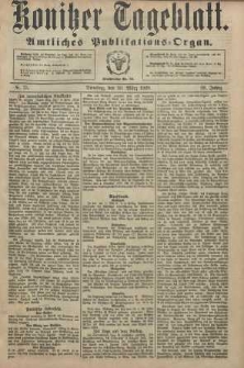 Konitzer Tageblatt.Amtliches Publikations=Organ, nr75
