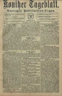 Konitzer Tageblatt.Amtliches Publikations=Organ, nr79