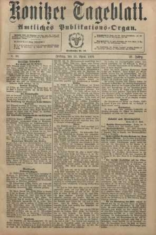 Konitzer Tageblatt.Amtliches Publikations=Organ, nr88