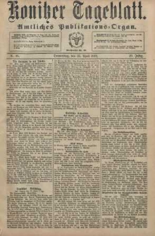 Konitzer Tageblatt.Amtliches Publikations=Organ, nr93