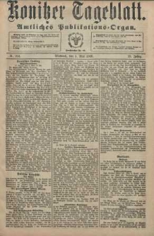 Konitzer Tageblatt.Amtliches Publikations=Organ, nr104