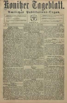 Konitzer Tageblatt.Amtliches Publikations=Organ, nr133