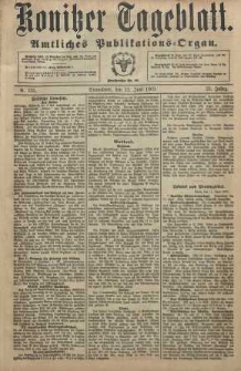 Konitzer Tageblatt.Amtliches Publikations=Organ, nr135