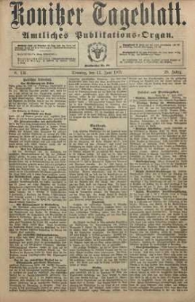 Konitzer Tageblatt.Amtliches Publikations=Organ, nr136