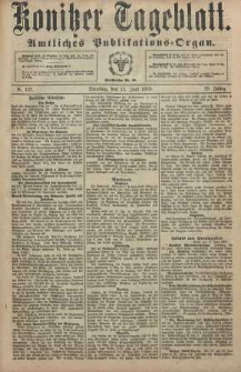 Konitzer Tageblatt.Amtliches Publikations=Organ, nr137