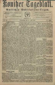 Konitzer Tageblatt.Amtliches Publikations=Organ, nr139