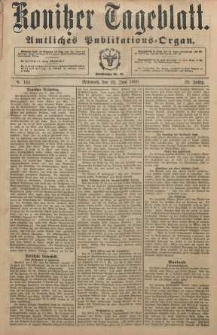 Konitzer Tageblatt.Amtliches Publikations=Organ, nr144