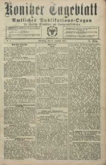 Konitzer Tageblatt.Amtliches Publikations=Organ, nr7