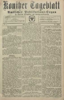 Konitzer Tageblatt.Amtliches Publikations=Organ, nr9