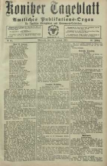 Konitzer Tageblatt.Amtliches Publikations=Organ, nr15