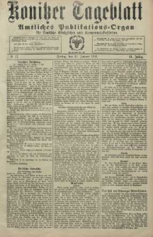 Konitzer Tageblatt.Amtliches Publikations=Organ, nr17