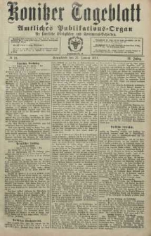 Konitzer Tageblatt.Amtliches Publikations=Organ, nr18