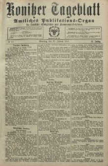 Konitzer Tageblatt.Amtliches Publikations=Organ, nr19