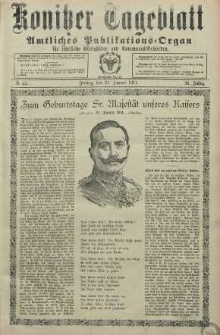 Konitzer Tageblatt.Amtliches Publikations=Organ, nr23
