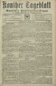 Konitzer Tageblatt.Amtliches Publikations=Organ, nr27