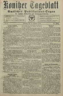 Konitzer Tageblatt.Amtliches Publikations=Organ, nr37