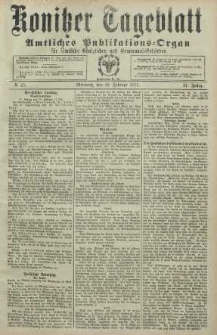 Konitzer Tageblatt.Amtliches Publikations=Organ, nr45