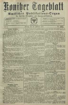 Konitzer Tageblatt.Amtliches Publikations=Organ, nr47