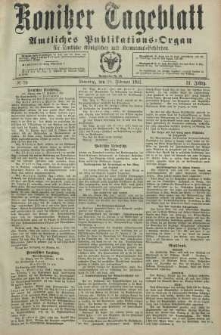 Konitzer Tageblatt.Amtliches Publikations=Organ, nr50