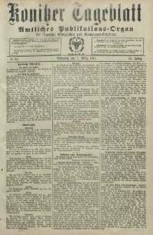 Konitzer Tageblatt.Amtliches Publikations=Organ, nr51
