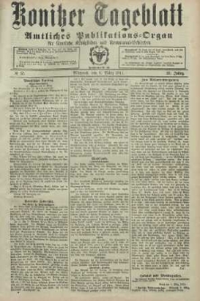 Konitzer Tageblatt.Amtliches Publikations=Organ, nr57