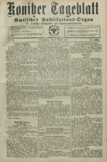 Konitzer Tageblatt.Amtliches Publikations=Organ, nr58