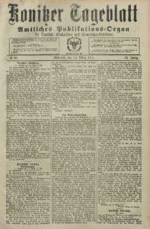 Konitzer Tageblatt.Amtliches Publikations=Organ, nr63