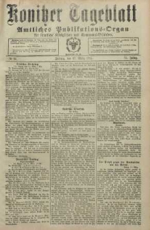 Konitzer Tageblatt.Amtliches Publikations=Organ, nr65