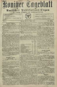 Konitzer Tageblatt.Amtliches Publikations=Organ, nr71