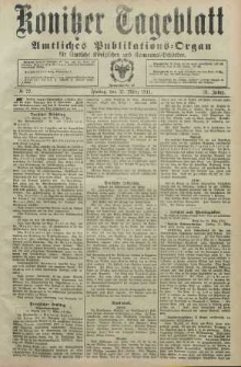 Konitzer Tageblatt.Amtliches Publikations=Organ, nr77