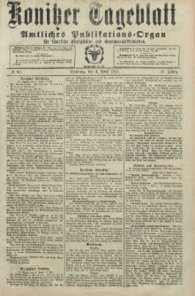 Konitzer Tageblatt.Amtliches Publikations=Organ, nr80