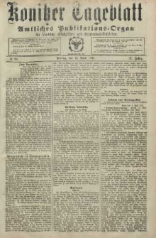 Konitzer Tageblatt.Amtliches Publikations=Organ, nr89