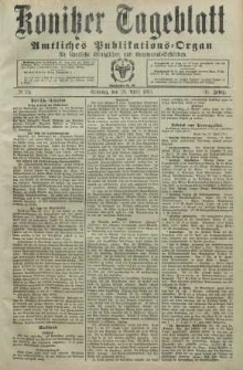 Konitzer Tageblatt.Amtliches Publikations=Organ, nr95