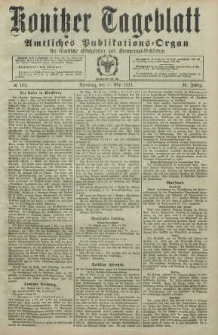 Konitzer Tageblatt.Amtliches Publikations=Organ, nr108