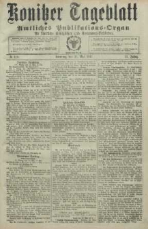 Konitzer Tageblatt.Amtliches Publikations=Organ, nr119